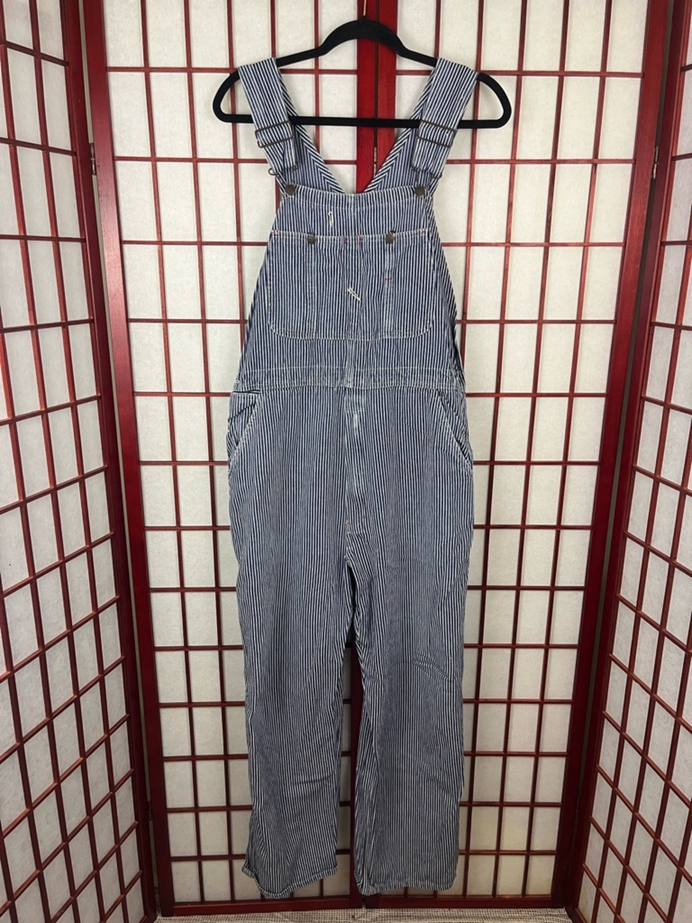 Dickies Hickory Striped Bib Railroad Overalls